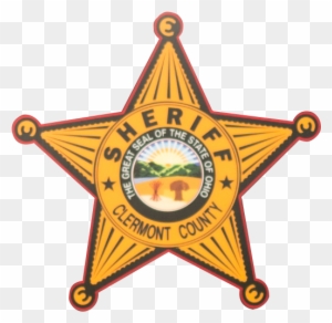 Cropped Sheriff Badge - Hollywood Star Clip Art