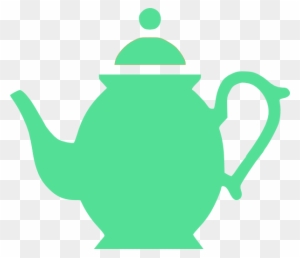 Duck Egg Blue Teapot Svg Clip Arts 600 X 517 Px - Animated Images Of Tea Pot