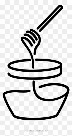 Jar Coloring Page - Imagenes De Tarros De Miel Para Colorear - Free