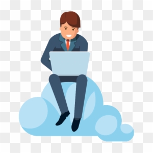 Business Man Cloud - Cloud Computing