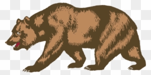 Teddy Bear Clipart Free Clipart - Bear On The California Flag