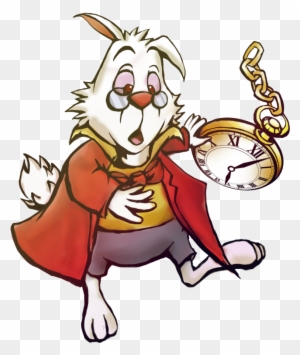 White Rabbit Alice's Adventures In Wonderland Pocket - Alice In ...