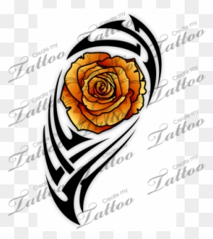 Sbink Tribal Rose - Tattoo - Free Transparent PNG Clipart Images Download