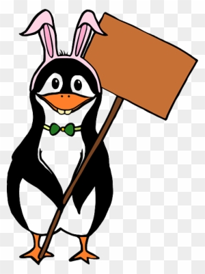 Animal Penguin, Costume, Bunny, Tux, Rabbit, Easter, - Conejo Con Un Pinguino