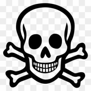And Then There's The Clown Face As Death's Head Figure - Lab Safety Symbols Poison