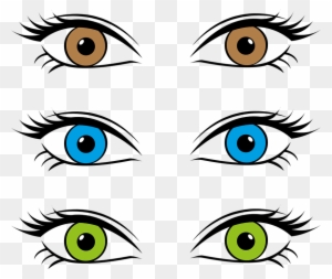 Collection Of Lizard Eyeballs Cliparts - Three Eye Colors