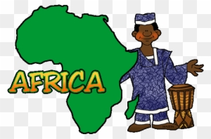 Africa Clip Art By Phillip Martin, African Drummer - Africa Clipart