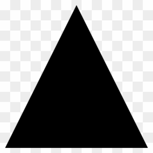 Black Isosceles Triangle