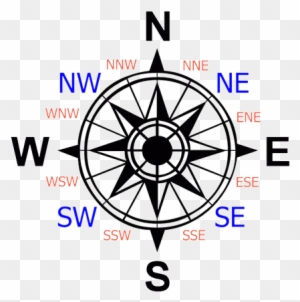 Inspirational Compass Rose Clipart Picture Of A Pass - Compass Bearing On Map