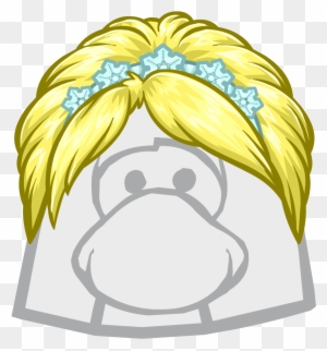 Club Penguin Hair Codes - Club Penguin Side Ponytail - Free Transparent PNG  Clipart Images Download