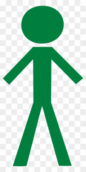 green stick man cartoon