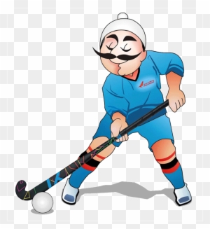 The Air India Sports Promotion Board - Hockey Pictures Cartoon India