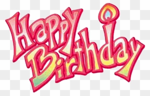 Bing 90th Birthday Clipart - Happy Birthday Png Text