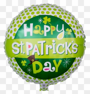 Grün Gepunkteter Heliumballon "happy St - Happy St Patricks Day 17 Mylar Balloon