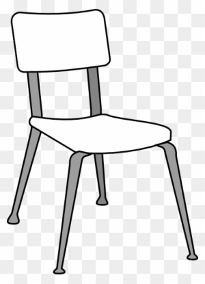 White Classroom Chair Clip Art At Clker Com Vector - Office Chair