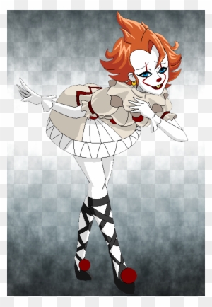 Pennywise S Genderbender By Itzeldrag108 - Female Pennywise Anime - Free  Transparent PNG Clipart Images Download