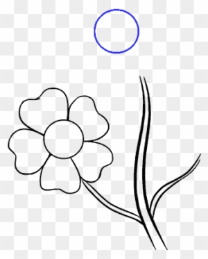 How To Draw Cartoon Flowers - Easy Flowers To Draw - Free Transparent PNG  Clipart Images Download