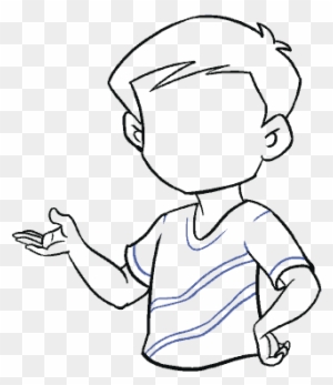 Cartoon Boy - Draw A Boy Easy - Free Transparent PNG Clipart Images Download