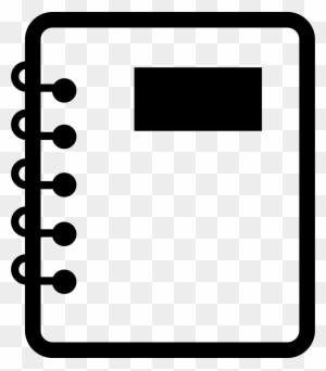Notebook Of Paper With Spring Comments - Notebook Svg