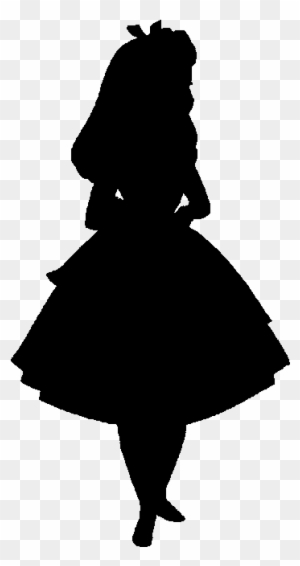 Alice With Teapot 190 Micron Mylar Stencil Durable Alice In Wonderland Silhouette Free Transparent Png Clipart Images Download