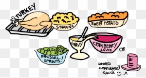 Stuffing Clipart Turkey Stuffing - Protein Food Cartoon Png - Free