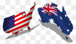 Australian And Us Maps - United States Vs Australia - Free Transparent PNG Clipart Images Download