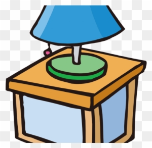 Lamp Clipart Table Light - Bed Side Lamp Clipart