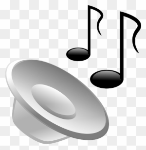 Music, Speaker, Etiquette, Notes, Gnome, Mime - Music Icon Gif Png