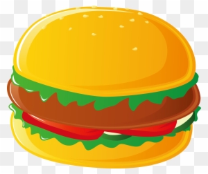 Hamburger Hot Dog Cheeseburger Pizza French Fries - Fast Food Vector Free