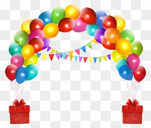 Happy Birthday Balloons Clip Art Transparent Png Clipart Images Free Download Clipartmax