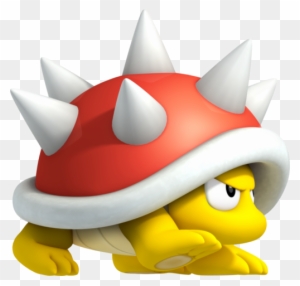 Spiny Is A Sub-species Of Koopa And A Recurring Enemy - Mario Turtle With Spikes