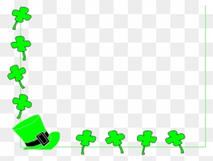 Republic Of Kingdom Border Saint Patricks Day Shamrock - St Patricks Day Border