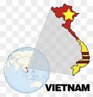 Vietnam - North And South Vietnam Flags