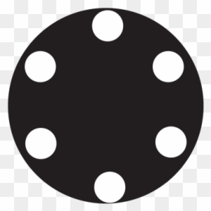 6 Circle Dots Gobo - 6 Dots On A Circle