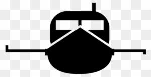 Boat Front View Vector - Boat Front View Icon