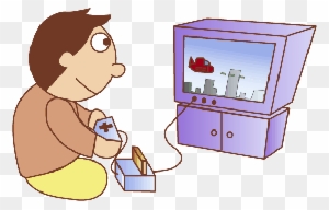 Playing Video Games Clip Art - Playing Video Games Transparent
