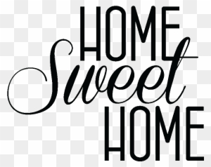 Sticker Citation Home Sweet Home - Sticker Home Sweet Home