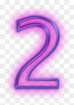 Number Computer Icons Clip Art - Number 2 In Purple - Free Transparent
