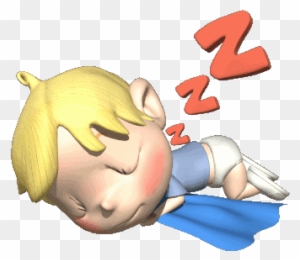 3d Aslep Baby Girl Sleeping Animated Gif Free Transparent Png Clipart Images Download