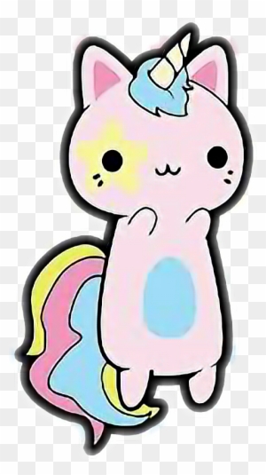 Unicorn Unicornio Kawaii Cute Colorful - Unicornio Kawaii - Free  Transparent PNG Clipart Images Download