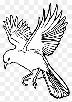 Peace Dove Clipart Burung Pencil And In Color Peace - Flying Bird Line Drawing