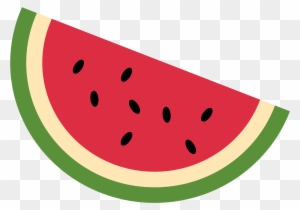 Fruit, Melon, Vegetable, Vegetables, Vegetarian, Watermelon - Emoji Watermelon