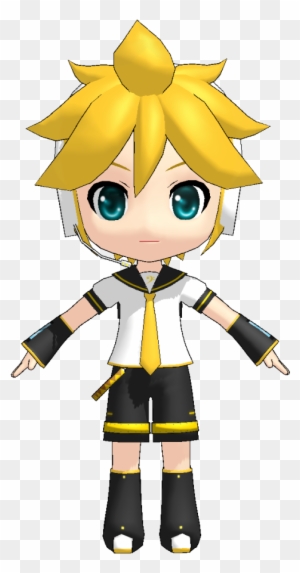 Kagamine Rin Len Vocaloid Chibi Anime Drawing 96 Neko Kawaii Free Transparent Png Clipart Images Download