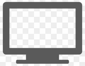 Computer Monitor And Keyboard Clip - Computer Screen Clipart