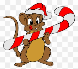 Christmas, Holiday, Clip Art, Mouse - Merry Christmas To All, From Pepino The Italian Mouse