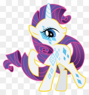 my little pony glamour glow rarity