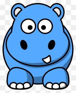 Hippo Clip Art - Cartoon Hippo