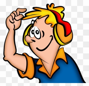 Image For Jonata Boy With Headphone People Clip Art - Listen To Music Png