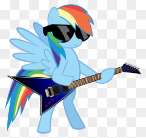 Absurd Res, Artist - My Little Pony Rainbow Dash Guitar