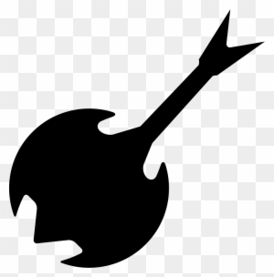 Guitar Music Instrument Black Silhouette Comments - Music Instruments Silhouette